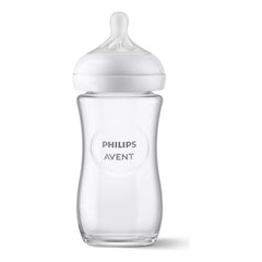 Tetero Bebé Avent Natural Response 8 Oz Vidrio 3.0