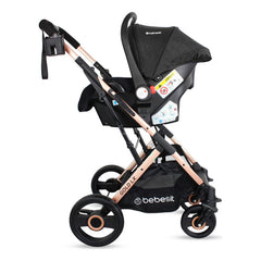 Coche Moises Travel System Gold Lx Con Huevito Bebesit