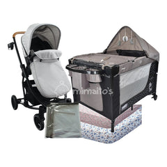 Combo Coche Moisés Corral Colecho Colchoneta Sábana Plástico