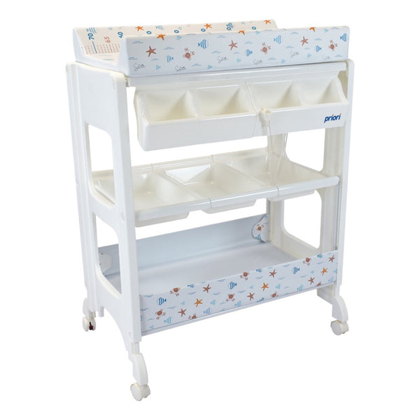 Bañera Fresh Mueble Con Cambiador Y Organizador Priori