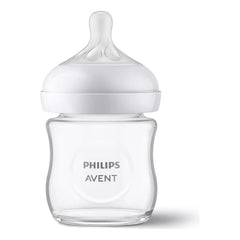 Tetero Bebé Avent Natural Response 4 Oz Vidrio 3.0