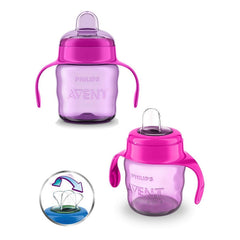 Vaso Boquilla Avent Classic Entrenador Suave 7 Oz 200 Ml 6m+