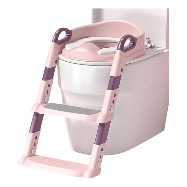 Escalera Ajustable Bebé Inodoro Entrenador Acolchado