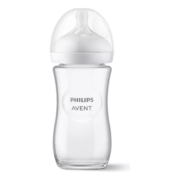 Tetero Bebé Avent Natural Response 8 Oz Vidrio 3.0
