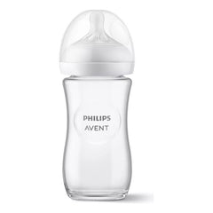 Tetero Bebé Avent Natural Response 8 Oz Vidrio 3.0