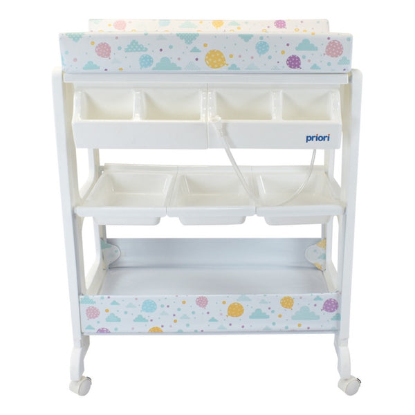 Bañera Fresh Mueble Con Cambiador Y Organizador Priori